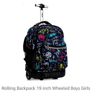 NEW Rolling Backpack 19” Boys/Girls